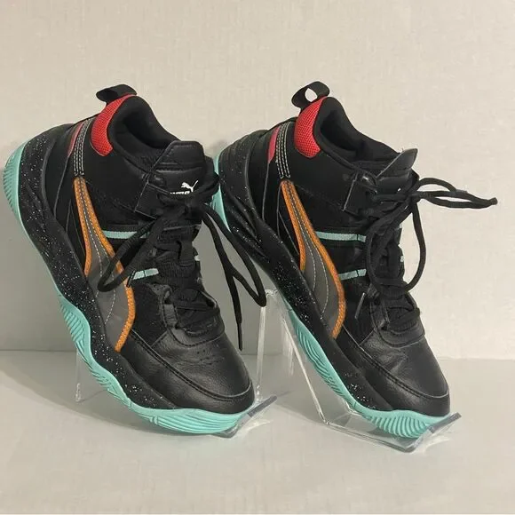 PUMA - Juniors Rebound Future Next Gen Speckle Basketball Shoes, Big Kid size 5 - Picture 4 of 11